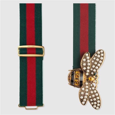 gucci web belt with bee buckle|gucci belt buy online.